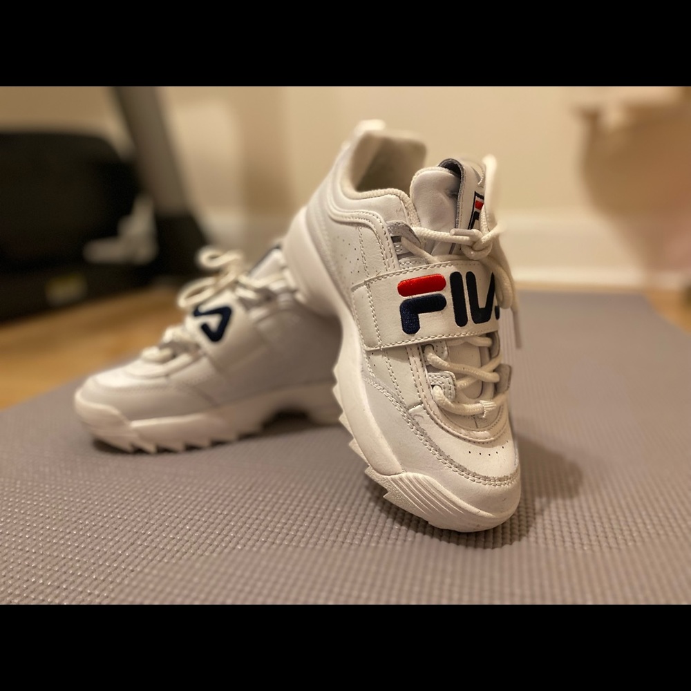 FILA platform tennis shoe